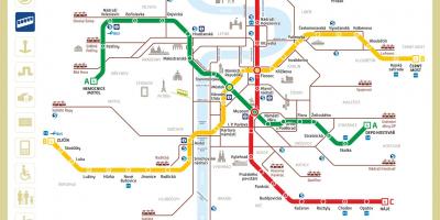 Prag metro kaart