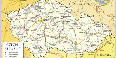Praha tsjechië kaart bekijken